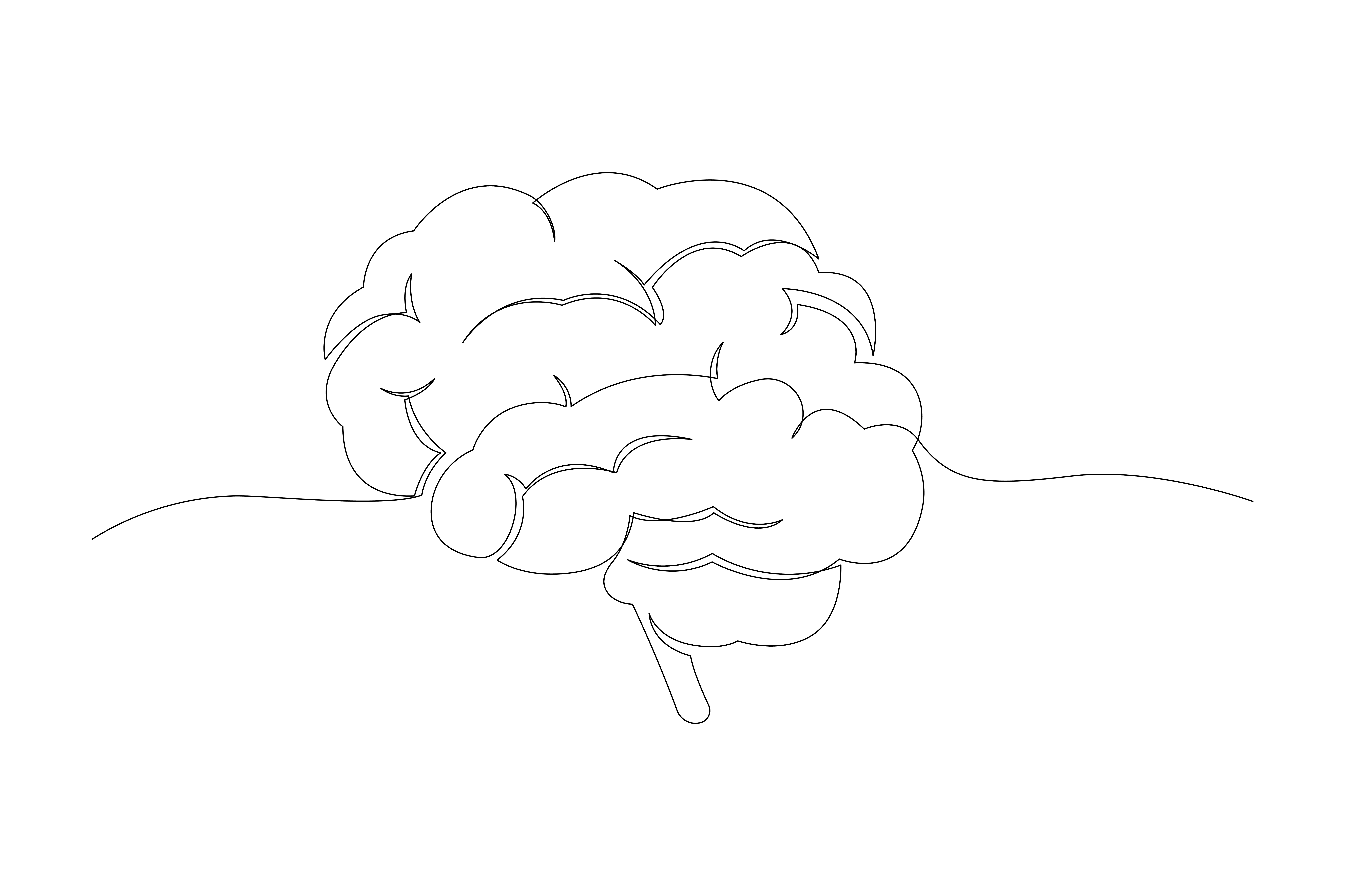 Illustration d'un cerveau